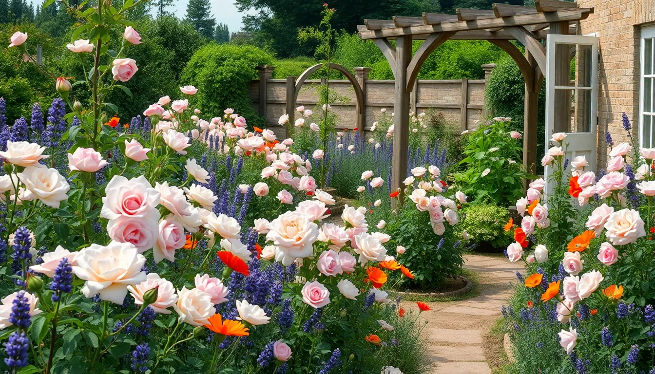27 Stunning Rose Garden Ideas to Transform Your Backyard Into a Blooming Paradise 18 27 Stunning Rose Garden Ideas to Transform Your Backyard Into a Blooming Paradise 17