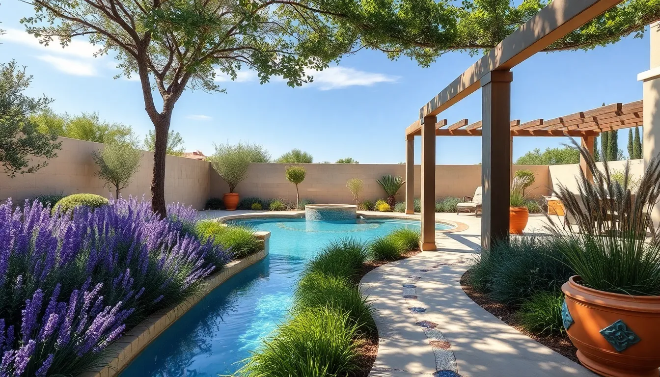 25 Stunning Backyard Landscaping Ideas with a Pool to Transform Your Outdoor Space 4 25 Stunning Backyard Landscaping Ideas with a Pool to Transform Your Outdoor Space 3