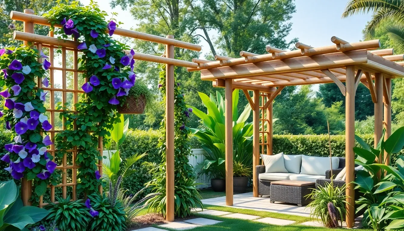 25 Creative Bamboo Ideas for Garden Transformation (Budget-Friendly & Easy DIY) 4 25 Creative Bamboo Ideas for Garden Transformation (Budget-Friendly & Easy DIY) 3