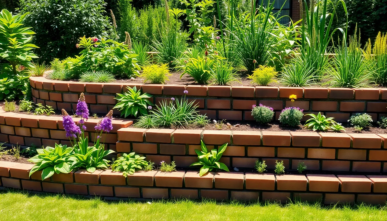 25 Creative Brick Edging Ideas for Garden Borders That Transform Your Yard 4 25 Creative Brick Edging Ideas for Garden Borders That Transform Your Yard 3