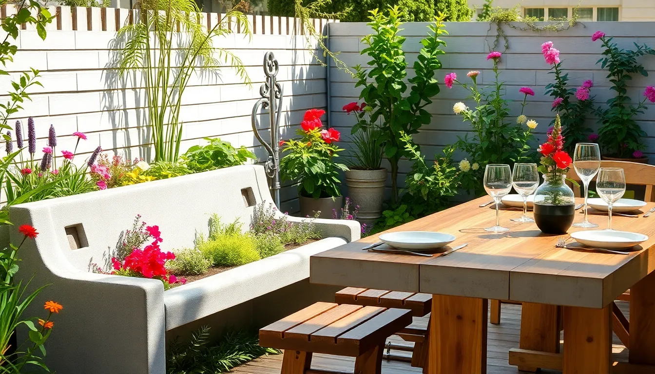 15 Creative Cement Ideas for Garden That Transform Your Outdoor Space on a Budget 4 15 Creative Cement Ideas for Garden That Transform Your Outdoor Space on a Budget 3