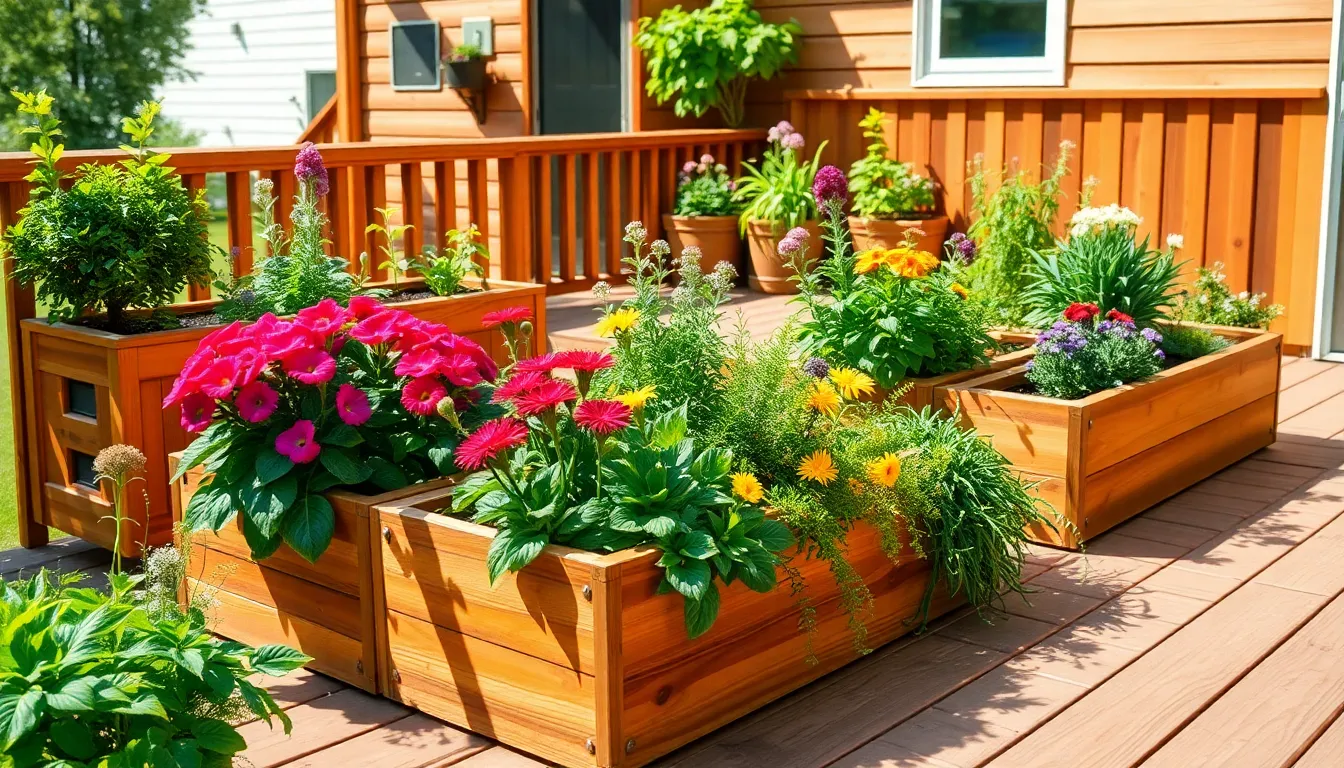 25 Creative Deck Garden Ideas to Transform Your Small Outdoor Space 4 25 Creative Deck Garden Ideas to Transform Your Small Outdoor Space 3