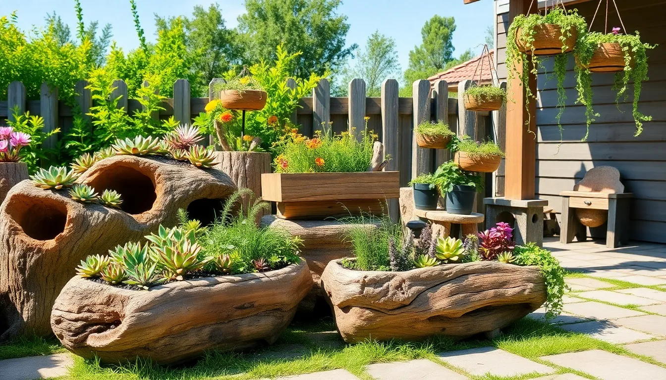 25 Creative Driftwood Ideas for Garden That Transform Your Outdoor Space 4 25 Creative Driftwood Ideas for Garden That Transform Your Outdoor Space 3