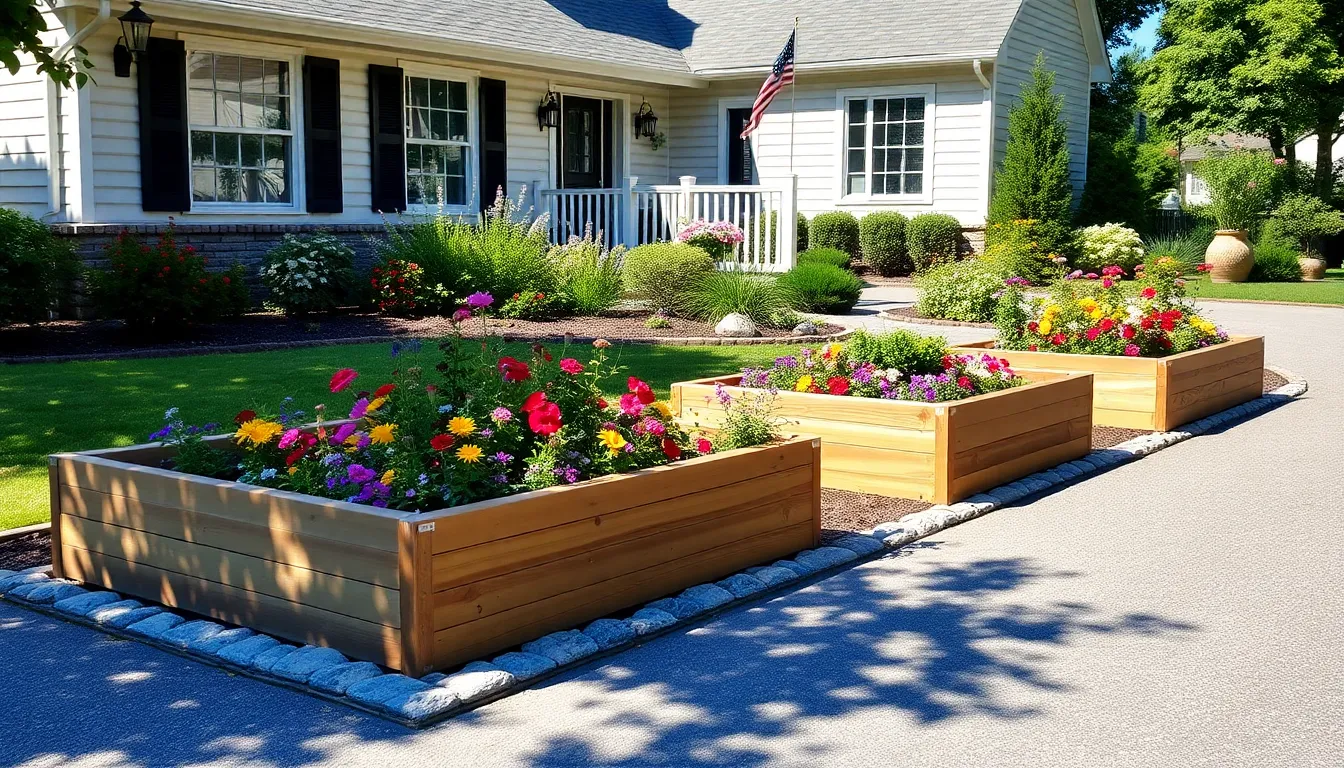 25 Stunning Driveway Garden Ideas to Transform Your Boring Concrete Into Curb Appeal Gold 4 25 Stunning Driveway Garden Ideas to Transform Your Boring Concrete Into Curb Appeal Gold 3
