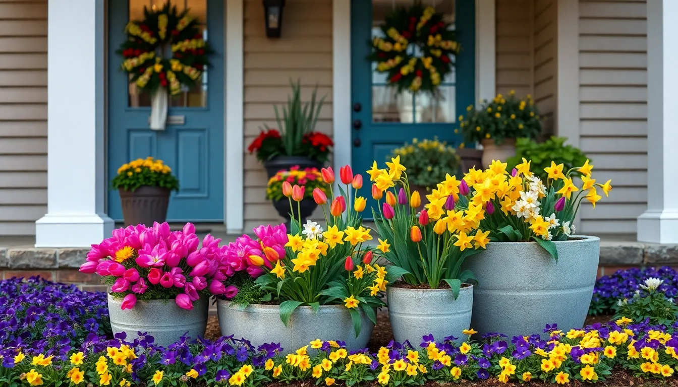 25 Stunning Front Porch Garden Ideas to Boost Your Home's Curb Appeal in 2025 4 25 Stunning Front Porch Garden Ideas to Boost Your Home's Curb Appeal in 2025 3