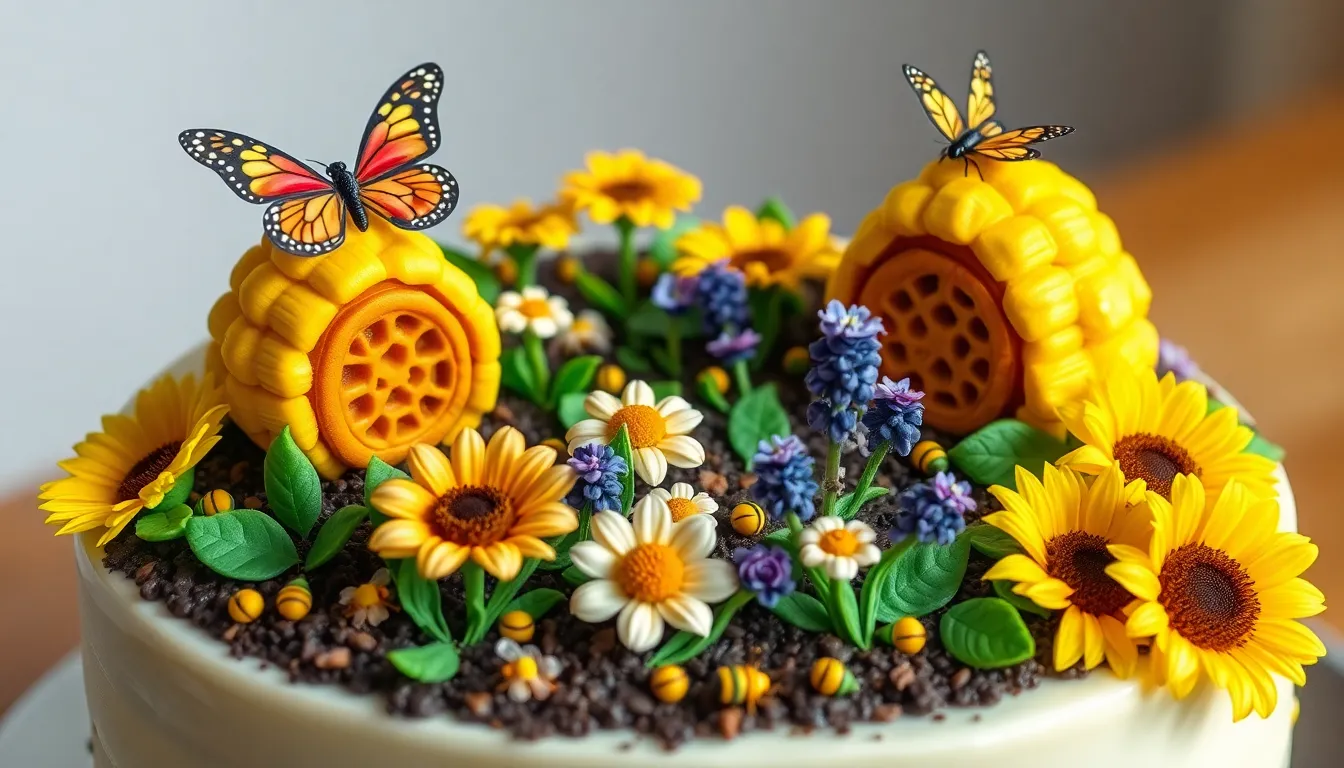 20 Stunning Garden Cake Ideas That Will Transform Your Next Outdoor Party 4 20 Stunning Garden Cake Ideas That Will Transform Your Next Outdoor Party 3