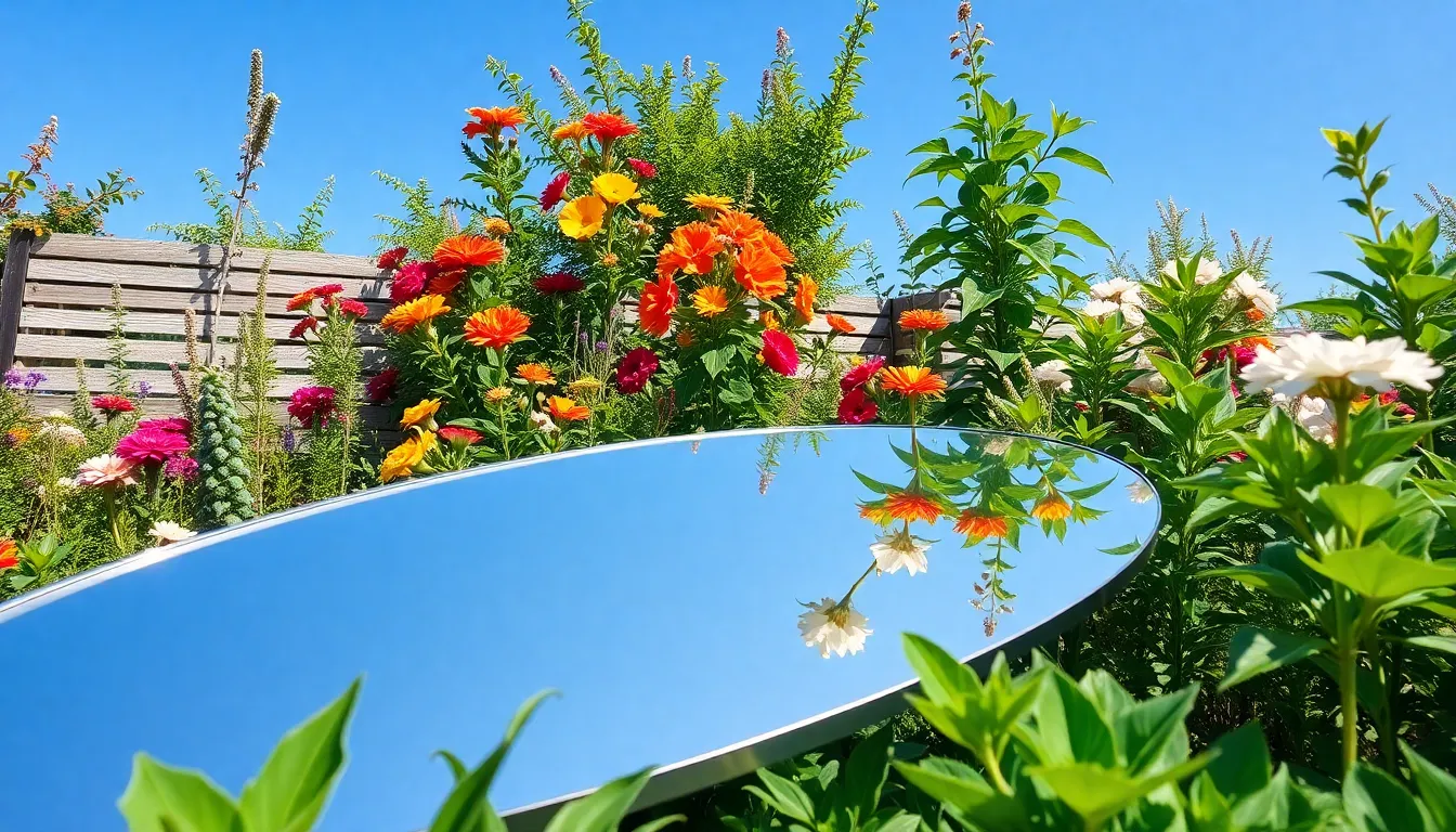 20 Stunning Garden Mirror Ideas to Transform Your Small Outdoor Space (2025) 4 20 Stunning Garden Mirror Ideas to Transform Your Small Outdoor Space (2025) 3