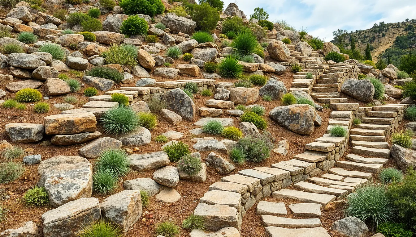 20 Stunning Garden on a Hill Ideas to Transform Your Sloped Yard 4 20 Stunning Garden on a Hill Ideas to Transform Your Sloped Yard 3