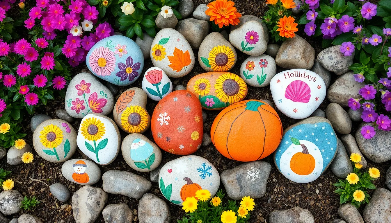25 Garden Rock Painting Ideas to Transform Your Outdoor Space 4 25 Garden Rock Painting Ideas to Transform Your Outdoor Space 3