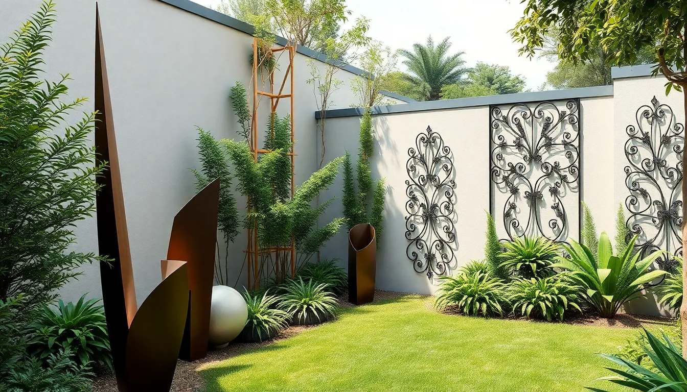 25 Creative Garden Wall Art Ideas to Transform Your Outdoor Space in 2025 4 25 Creative Garden Wall Art Ideas to Transform Your Outdoor Space in 2025 3
