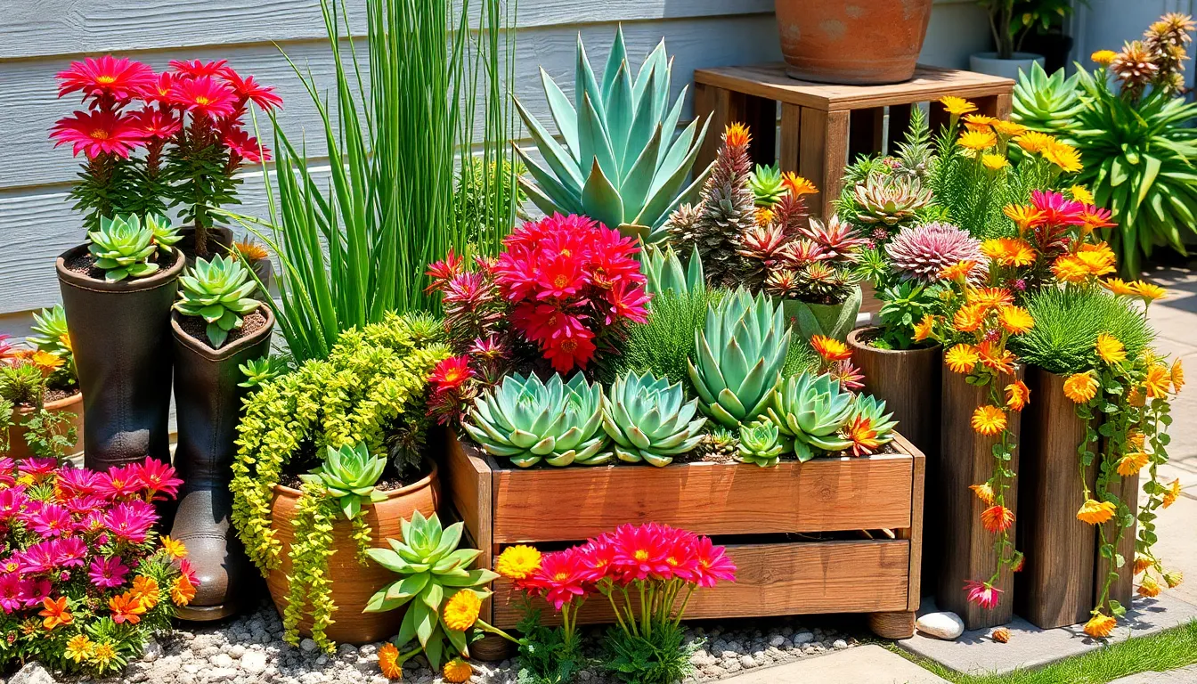 25 Creative Ideas for a Succulent Garden That Anyone Can Actually Pull Off 4 25 Creative Ideas for a Succulent Garden That Anyone Can Actually Pull Off 3
