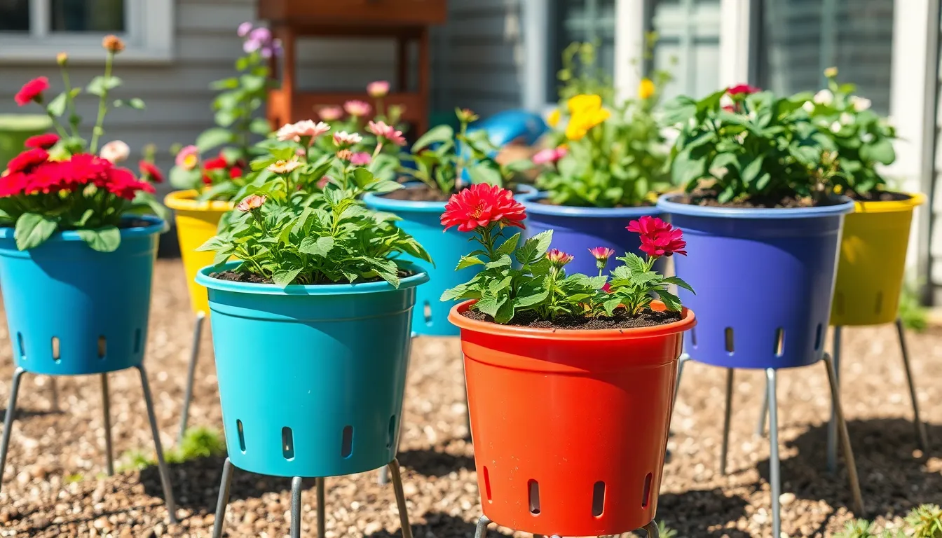 25 Creative Bucket Garden Ideas to Transform Your Small Space Into a Lush Oasis 6 25 Creative Bucket Garden Ideas to Transform Your Small Space Into a Lush Oasis 5