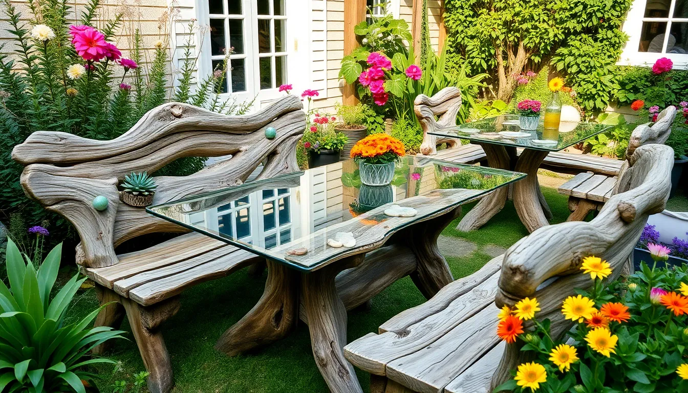 25 Creative Driftwood Ideas for Garden That Transform Your Outdoor Space 6 25 Creative Driftwood Ideas for Garden That Transform Your Outdoor Space 5