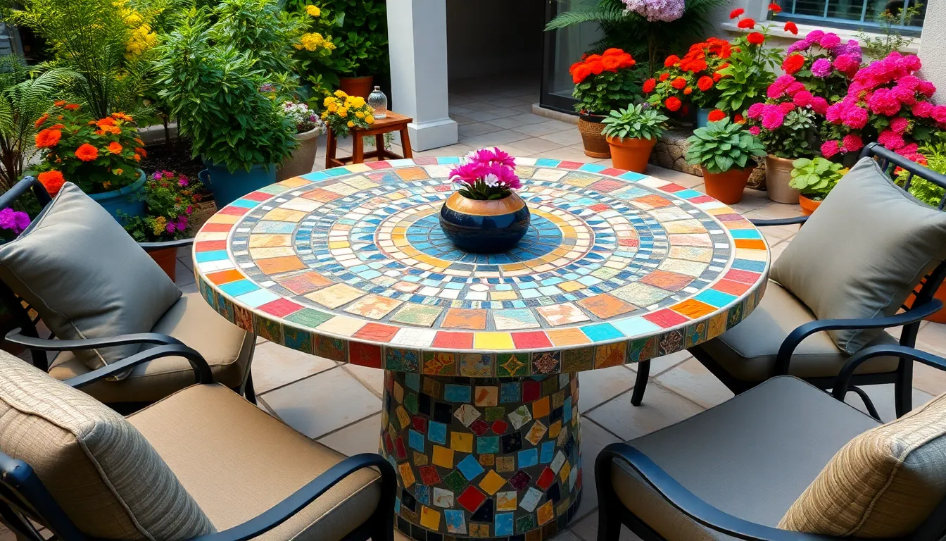 25 Stunning Garden Mosaic Ideas to Transform Your Outdoor Space Into Art 6 25 Stunning Garden Mosaic Ideas to Transform Your Outdoor Space Into Art 5