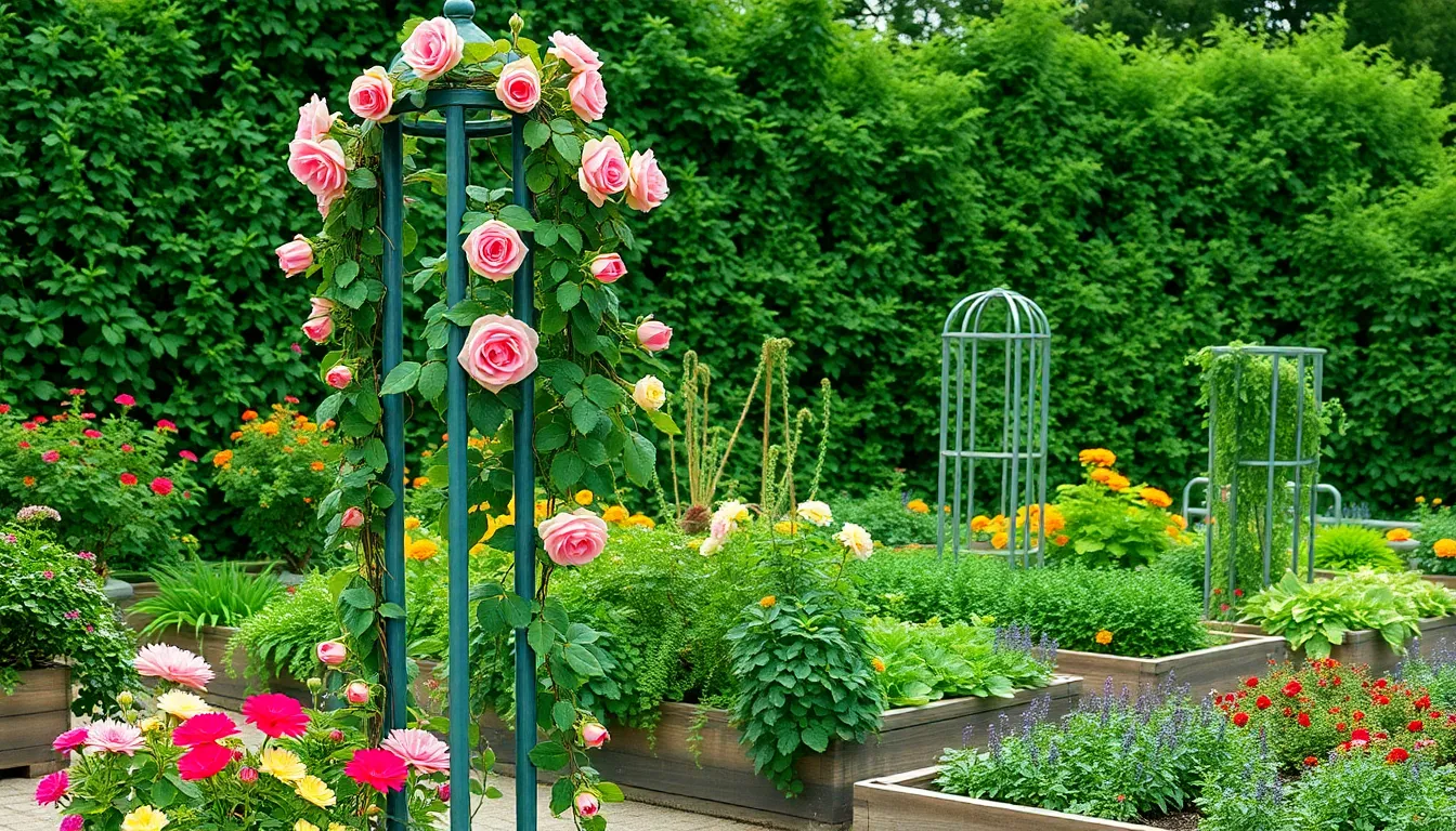 15 Stunning Garden Obelisk Ideas to Transform Your Outdoor Space 6 15 Stunning Garden Obelisk Ideas to Transform Your Outdoor Space 5