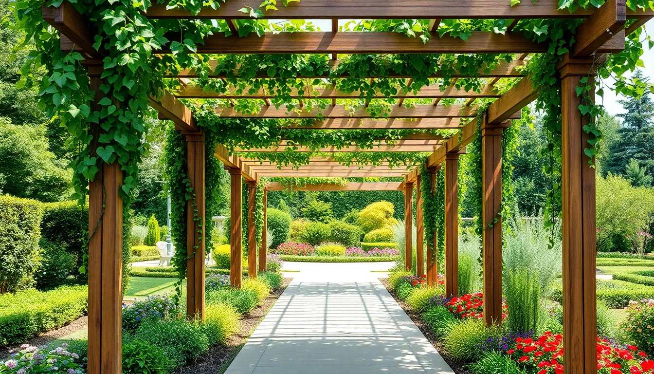 25 Stunning Garden with Pergola Ideas to Transform Your Backyard into Paradise 6 25 Stunning Garden with Pergola Ideas to Transform Your Backyard into Paradise 5