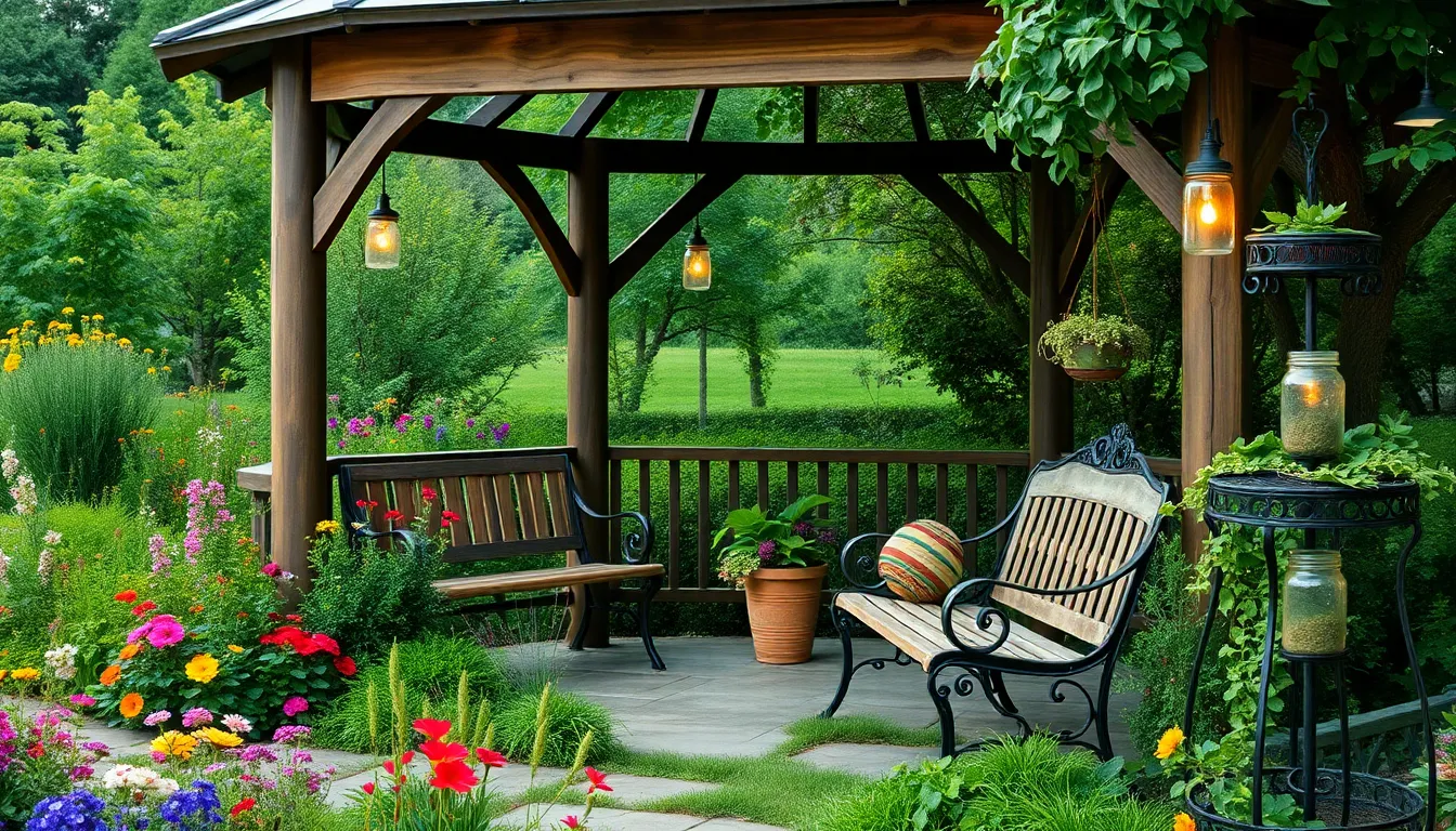 25 Stunning Gazebo Garden Ideas to Transform Your Backyard Into a Paradise 6 25 Stunning Gazebo Garden Ideas to Transform Your Backyard Into a Paradise 5