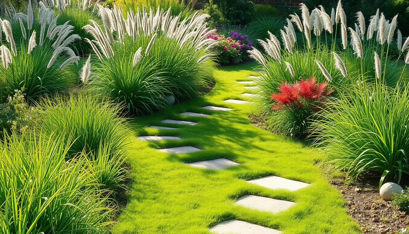 25 Stunning Grass Garden Ideas to Transform Your Yard (Low-Maintenance & Beautiful) 6 25 Stunning Grass Garden Ideas to Transform Your Yard (Low-Maintenance & Beautiful) 5