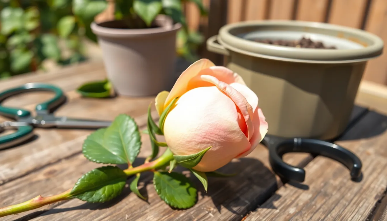 How to Grow Roses from Cuttings: Complete Beginner's Guide to Free Rose Plants 6 How to Grow Roses from Cuttings: Complete Beginner's Guide to Free Rose Plants 5