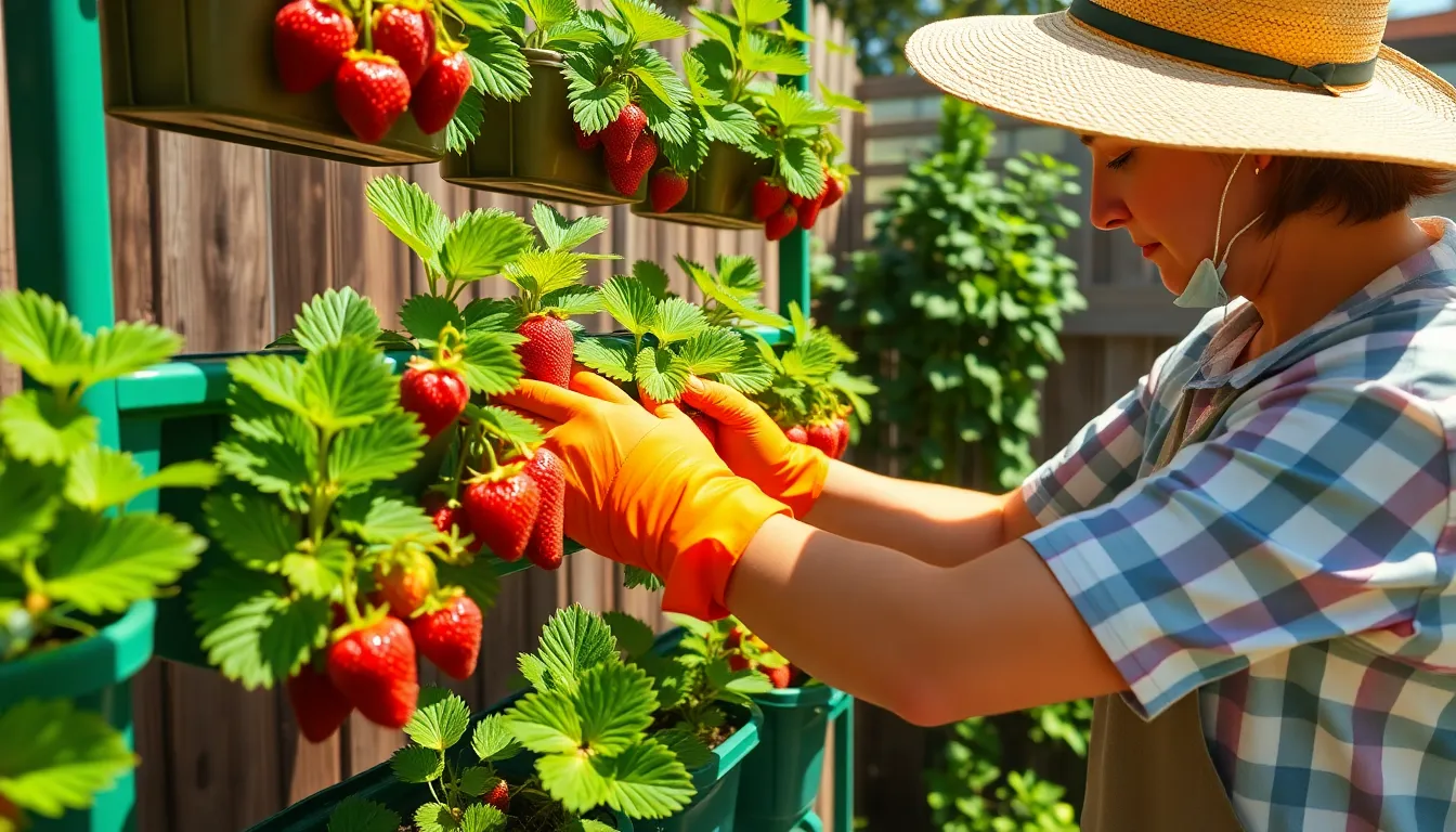 How to Start Growing Strawberries Vertically: Save Space & Triple Your Harvest 5