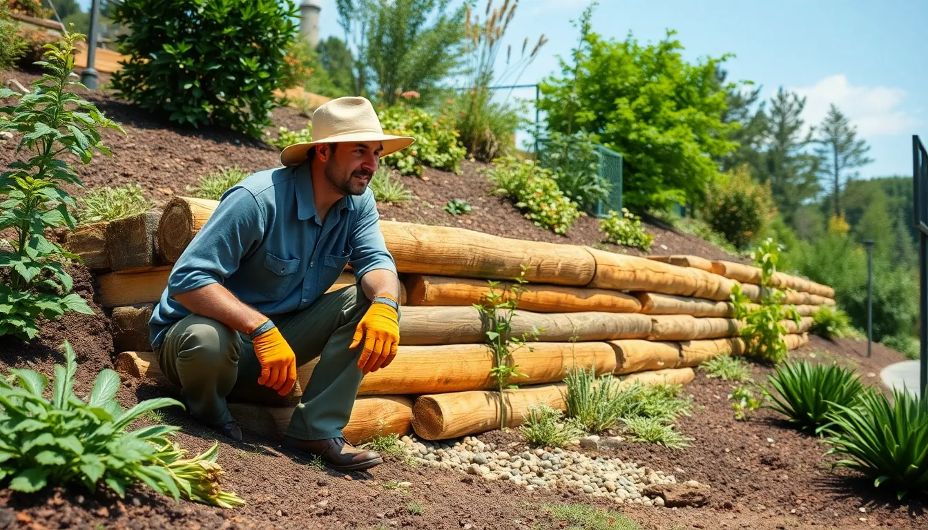 20 Creative Ideas for Logs in Garden Design: Transform Your Yard on a Budget 6 20 Creative Ideas for Logs in Garden Design: Transform Your Yard on a Budget 5