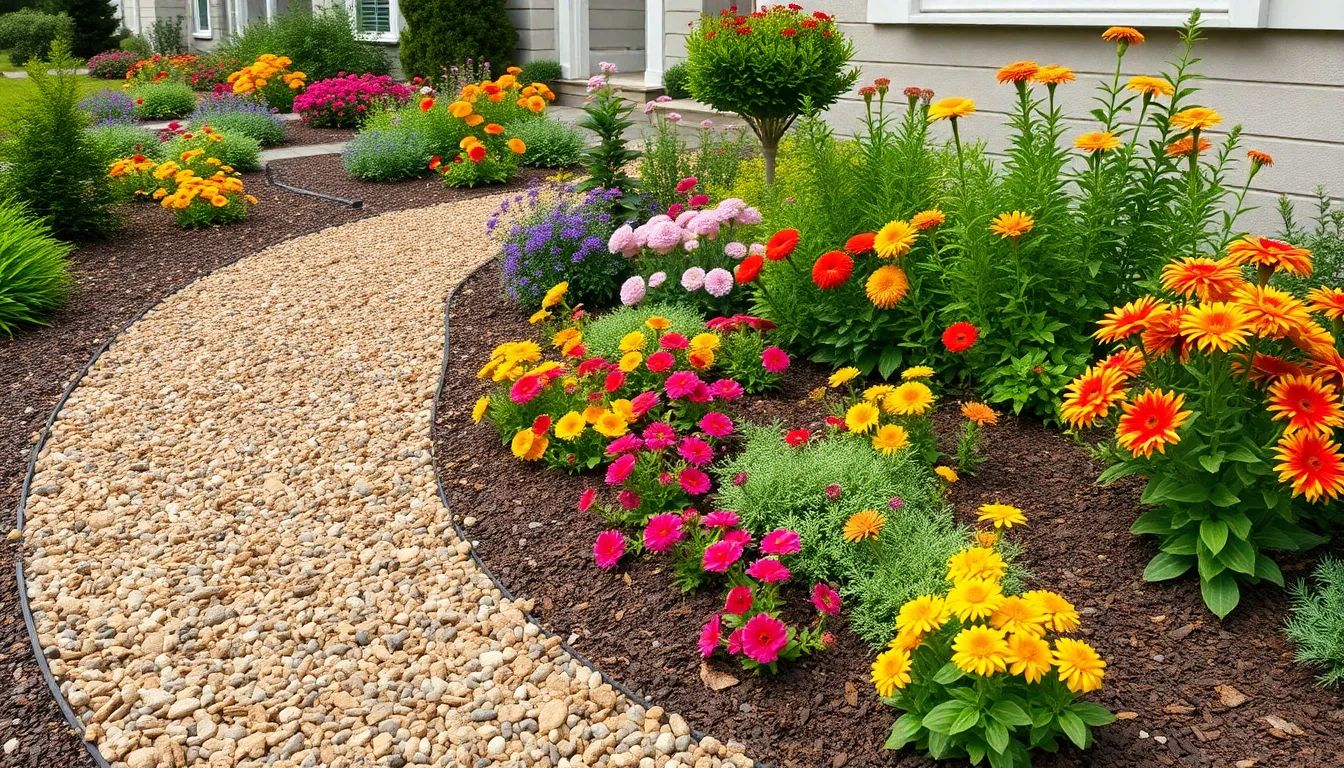 12 Easy Low Maintenance Front Garden Ideas That Save Time & Look Amazing 6 12 Easy Low Maintenance Front Garden Ideas That Save Time & Look Amazing 5