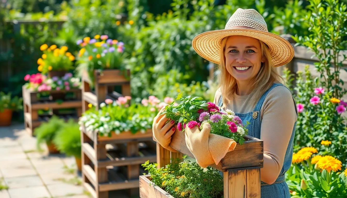 25 Creative Pallet Garden Ideas That'll Transform Your Backyard on a Budget 5