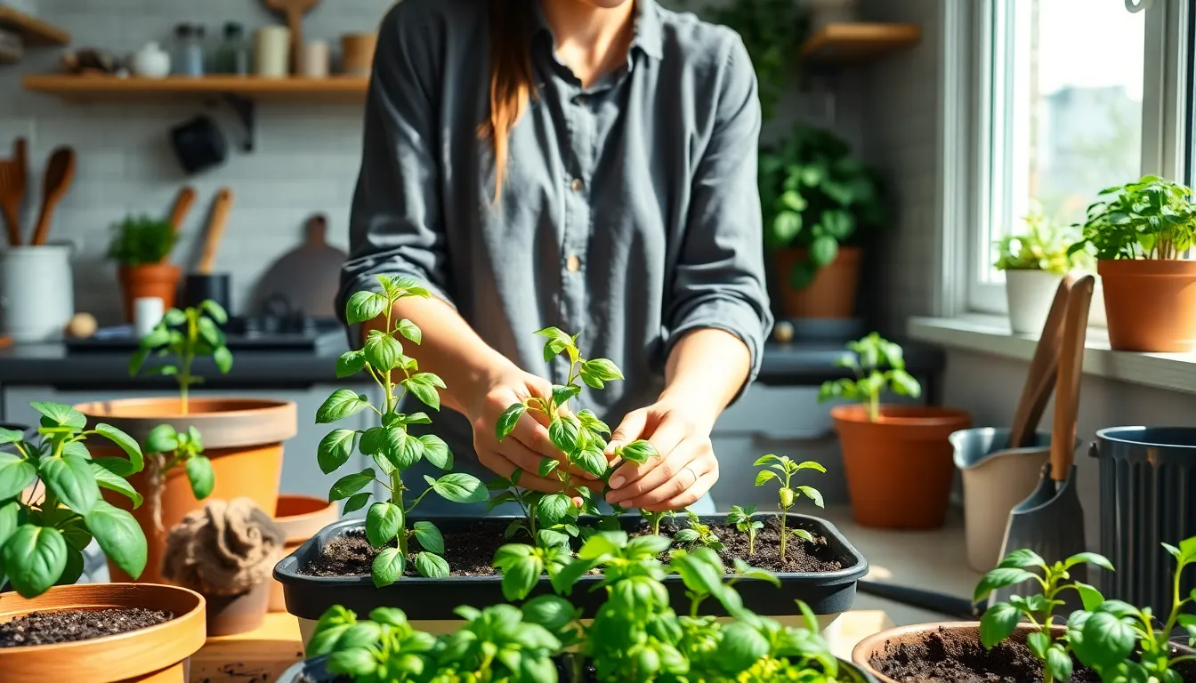How to Grow an Indoor Basil Plant: Complete Guide for Fresh Herbs Year-Round 6 How to Grow an Indoor Basil Plant: Complete Guide for Fresh Herbs Year-Round 5