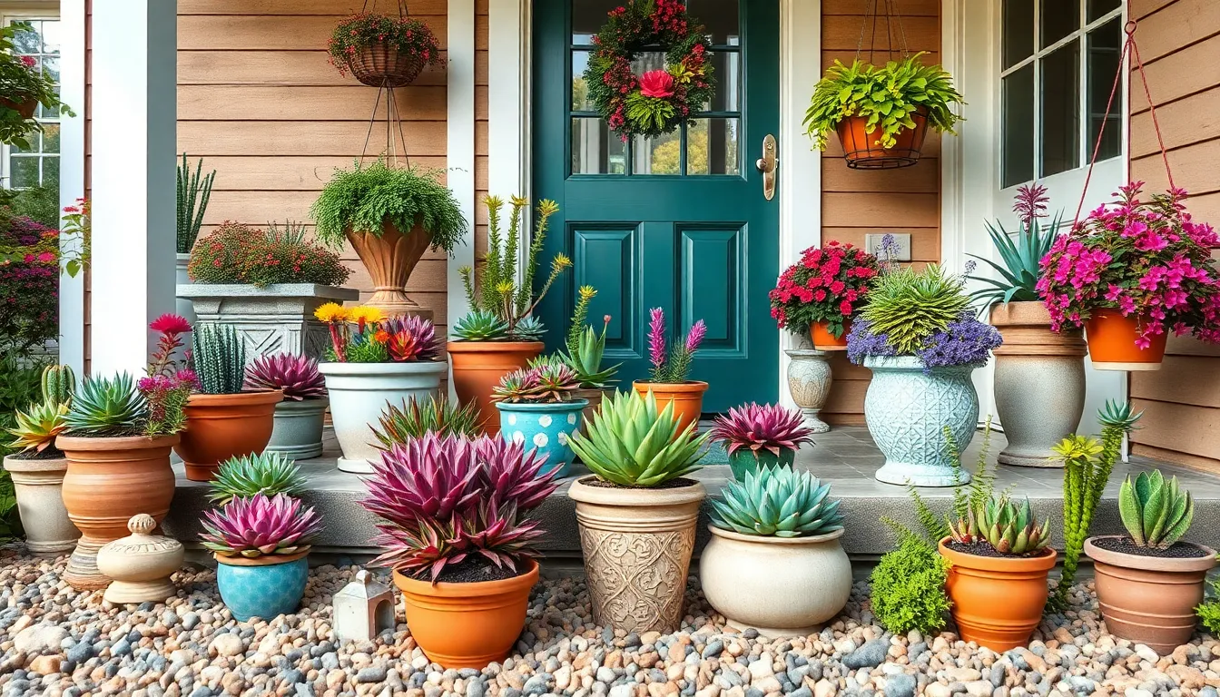 25 Stunning Front Porch Garden Ideas to Boost Your Home's Curb Appeal in 2025 8 25 Stunning Front Porch Garden Ideas to Boost Your Home's Curb Appeal in 2025 7