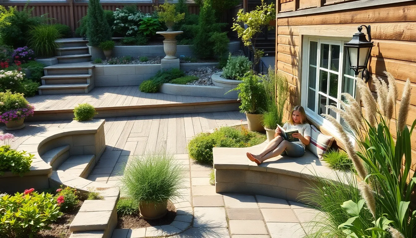 25 Stunning Garden Terrace Ideas to Transform Your Sloped Yard Into Paradise 8 25 Stunning Garden Terrace Ideas to Transform Your Sloped Yard Into Paradise 7