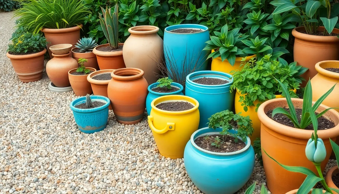 25 Creative Gravel Garden Ideas with Pots That Transform Any Outdoor Space 8 25 Creative Gravel Garden Ideas with Pots That Transform Any Outdoor Space 7