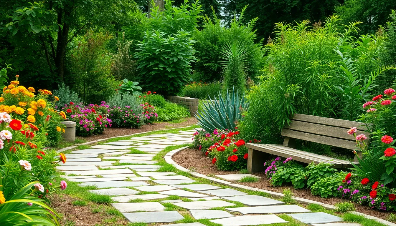 25 Creative Ideas for Dividing a Garden Into Beautiful Functional Zones 7