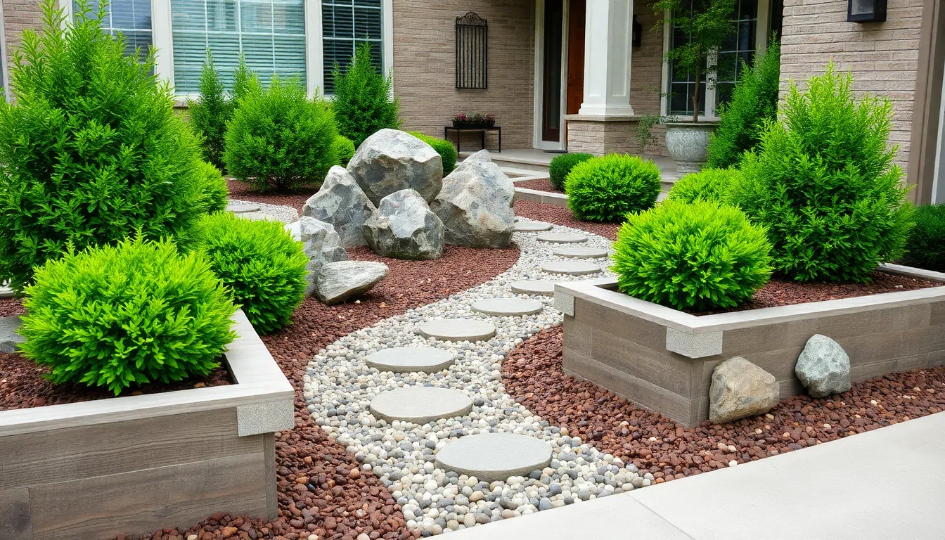12 Easy Low Maintenance Front Garden Ideas That Save Time & Look Amazing 8 12 Easy Low Maintenance Front Garden Ideas That Save Time & Look Amazing 7