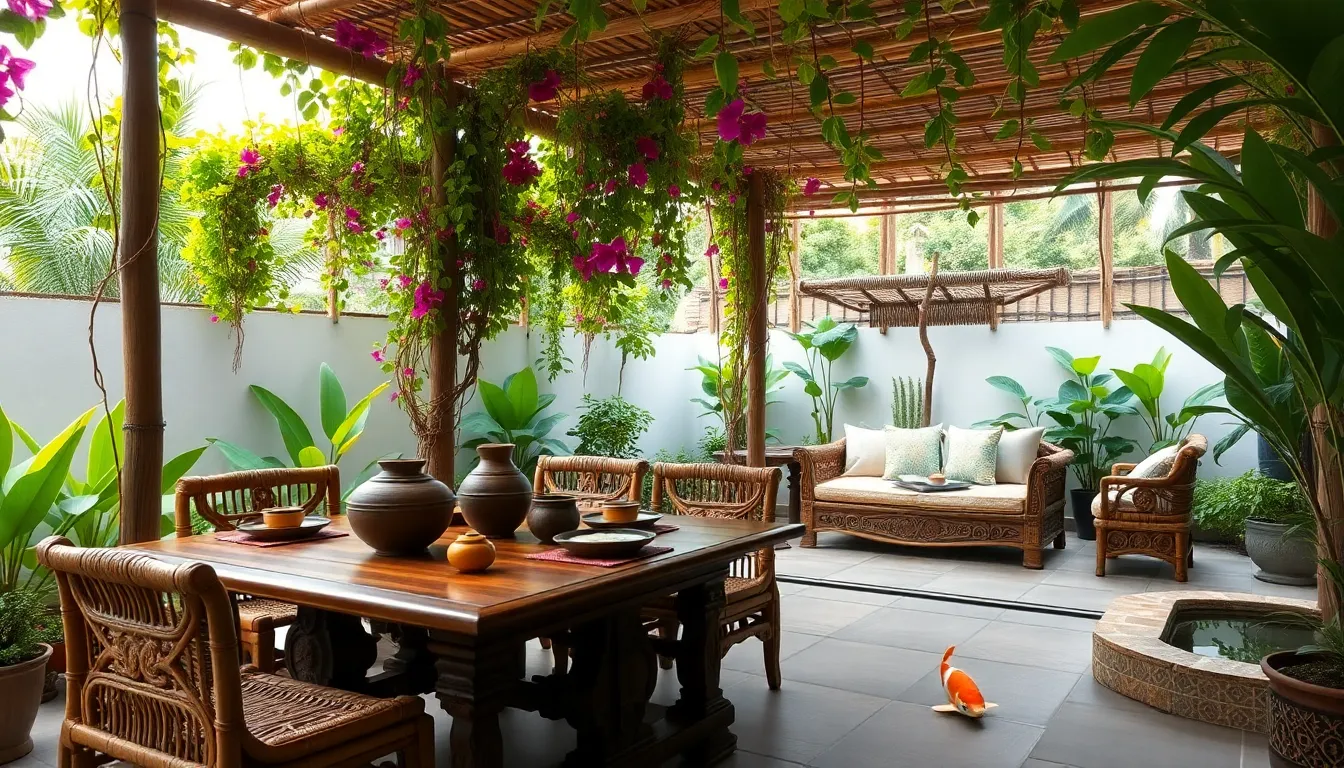 25 Stunning Balinese Garden Ideas to Transform Your Backyard into a Tropical Paradise 10 25 Stunning Balinese Garden Ideas to Transform Your Backyard into a Tropical Paradise 9