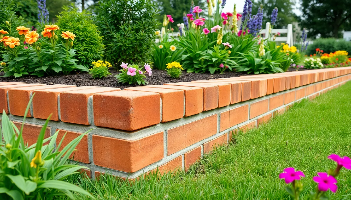 25 Creative Brick Edging Ideas for Garden Borders That Transform Your Yard 10 25 Creative Brick Edging Ideas for Garden Borders That Transform Your Yard 9