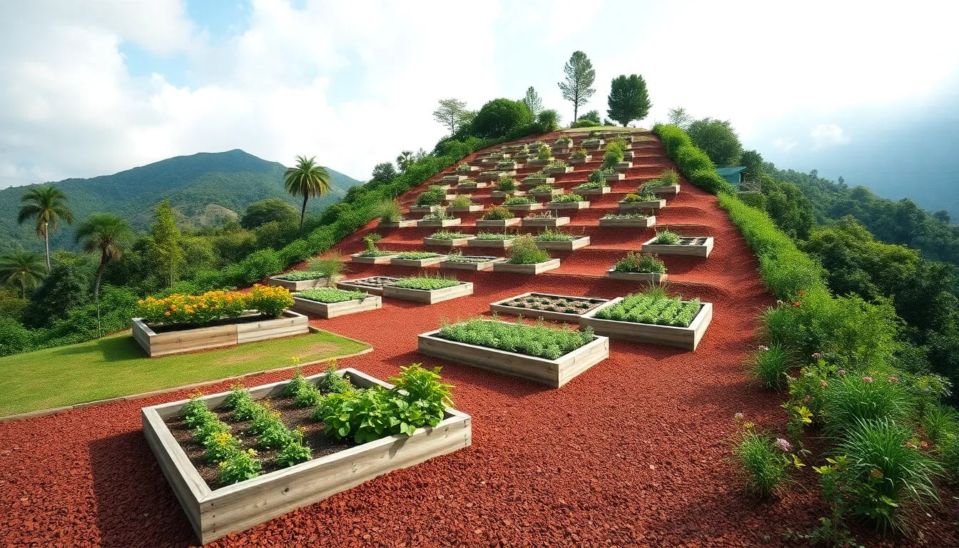 25 Stunning Downward Sloping Garden Ideas to Transform Your Yard 10 25 Stunning Downward Sloping Garden Ideas to Transform Your Yard 9