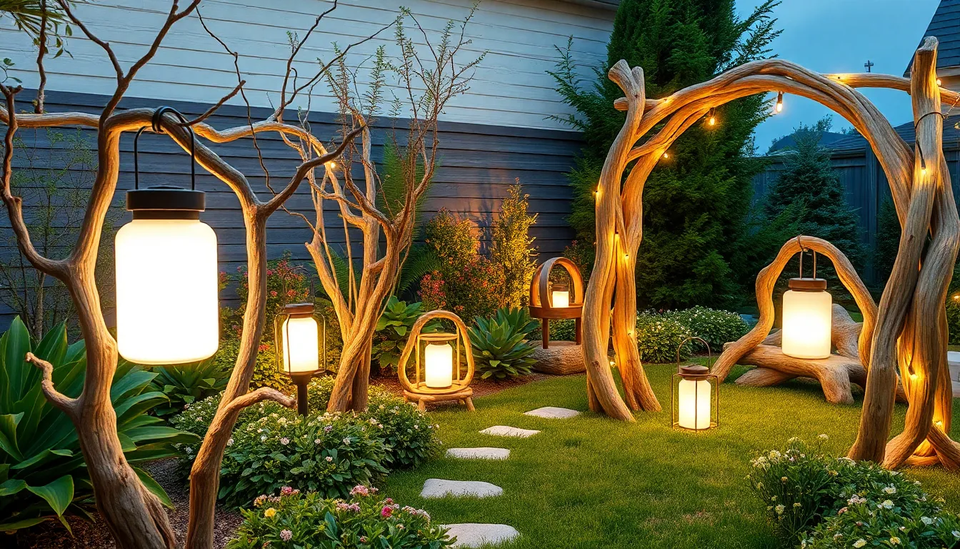 25 Creative Driftwood Ideas for Garden That Transform Your Outdoor Space 10 25 Creative Driftwood Ideas for Garden That Transform Your Outdoor Space 9