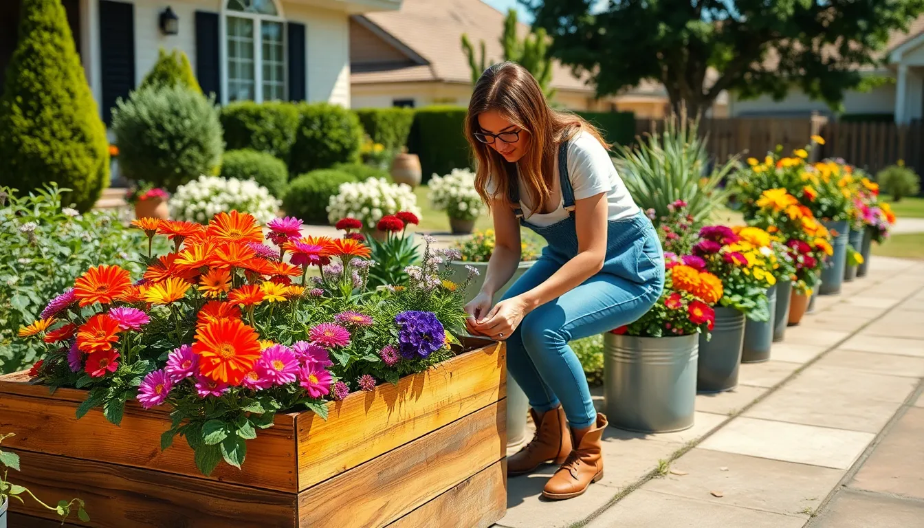 27 Stunning Front Yard Flower Garden Ideas That Boost Your Home's Curb Appeal 10 27 Stunning Front Yard Flower Garden Ideas That Boost Your Home's Curb Appeal 9