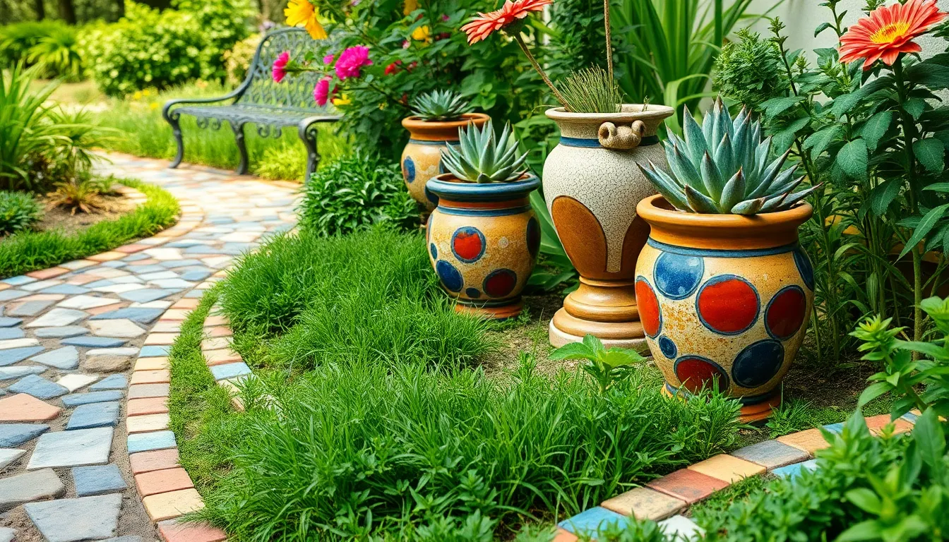 25 Creative Garden Art Ideas From Junk: Transform Trash Into Garden Treasures 10 25 Creative Garden Art Ideas From Junk: Transform Trash Into Garden Treasures 9