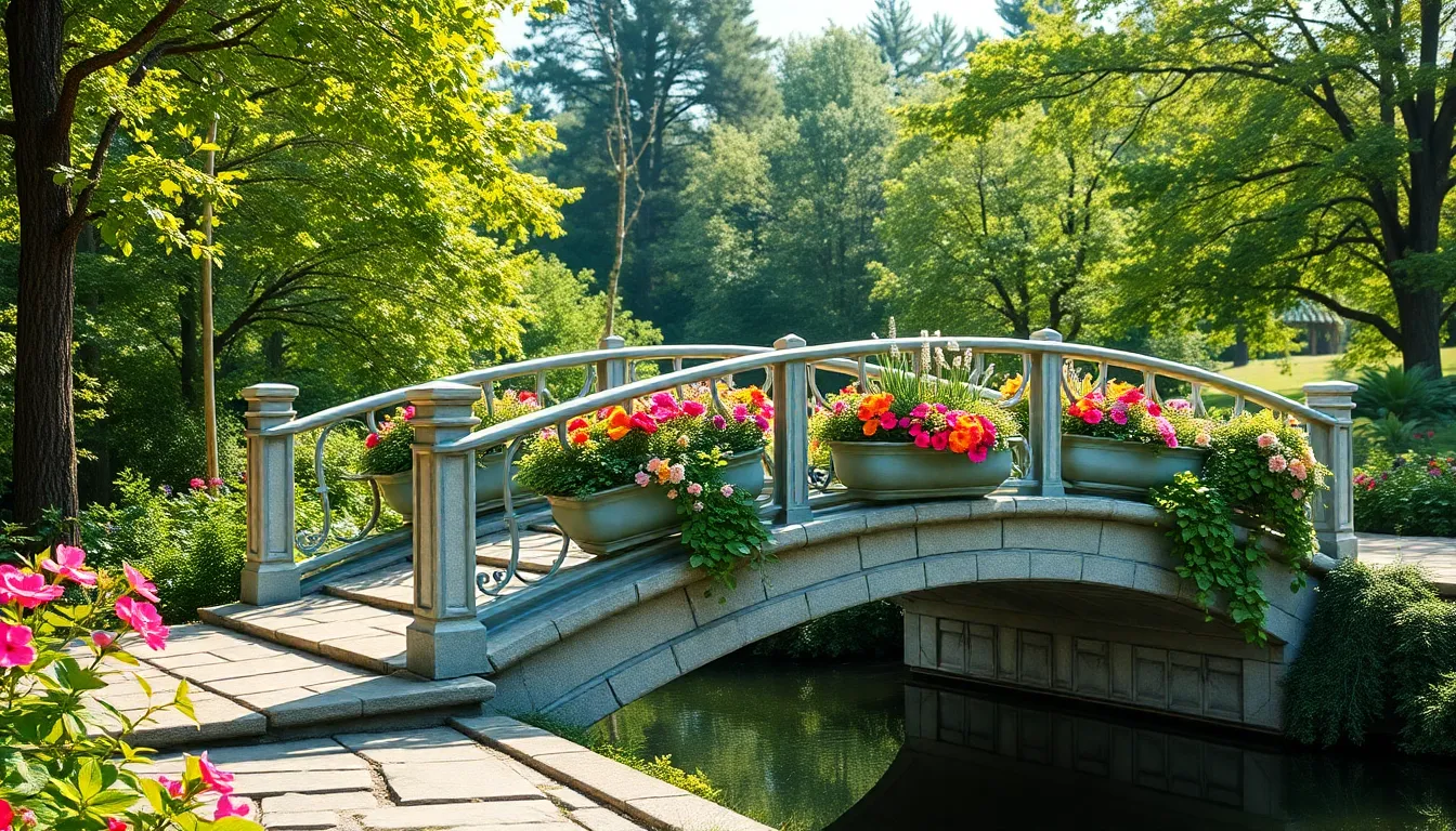25 Stunning Garden Bridge Ideas to Transform Your Outdoor Space (DIY & Budget-Friendly) 10 25 Stunning Garden Bridge Ideas to Transform Your Outdoor Space (DIY & Budget-Friendly) 9