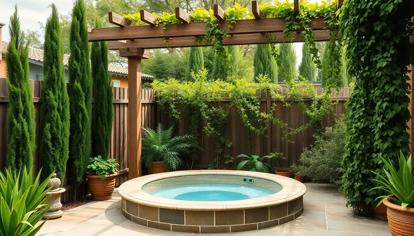 25 Stunning Garden Jacuzzi Ideas to Transform Your Backyard Into a Luxury Retreat 10 25 Stunning Garden Jacuzzi Ideas to Transform Your Backyard Into a Luxury Retreat 9