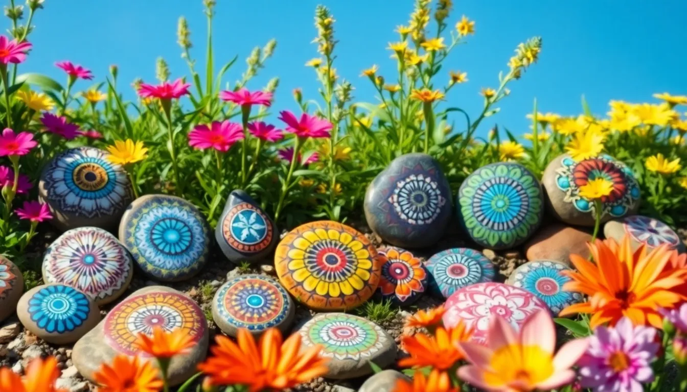 25 Garden Rock Painting Ideas to Transform Your Outdoor Space 10 25 Garden Rock Painting Ideas to Transform Your Outdoor Space 9