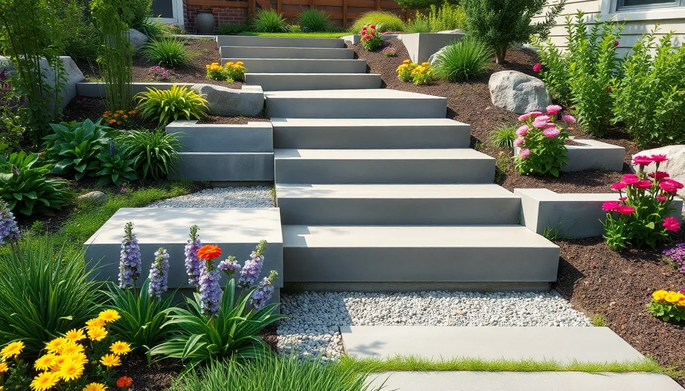 25 Creative Garden Steps Ideas to Transform Your Sloped Yard (DIY & Budget-Friendly) 10 25 Creative Garden Steps Ideas to Transform Your Sloped Yard (DIY & Budget-Friendly) 9