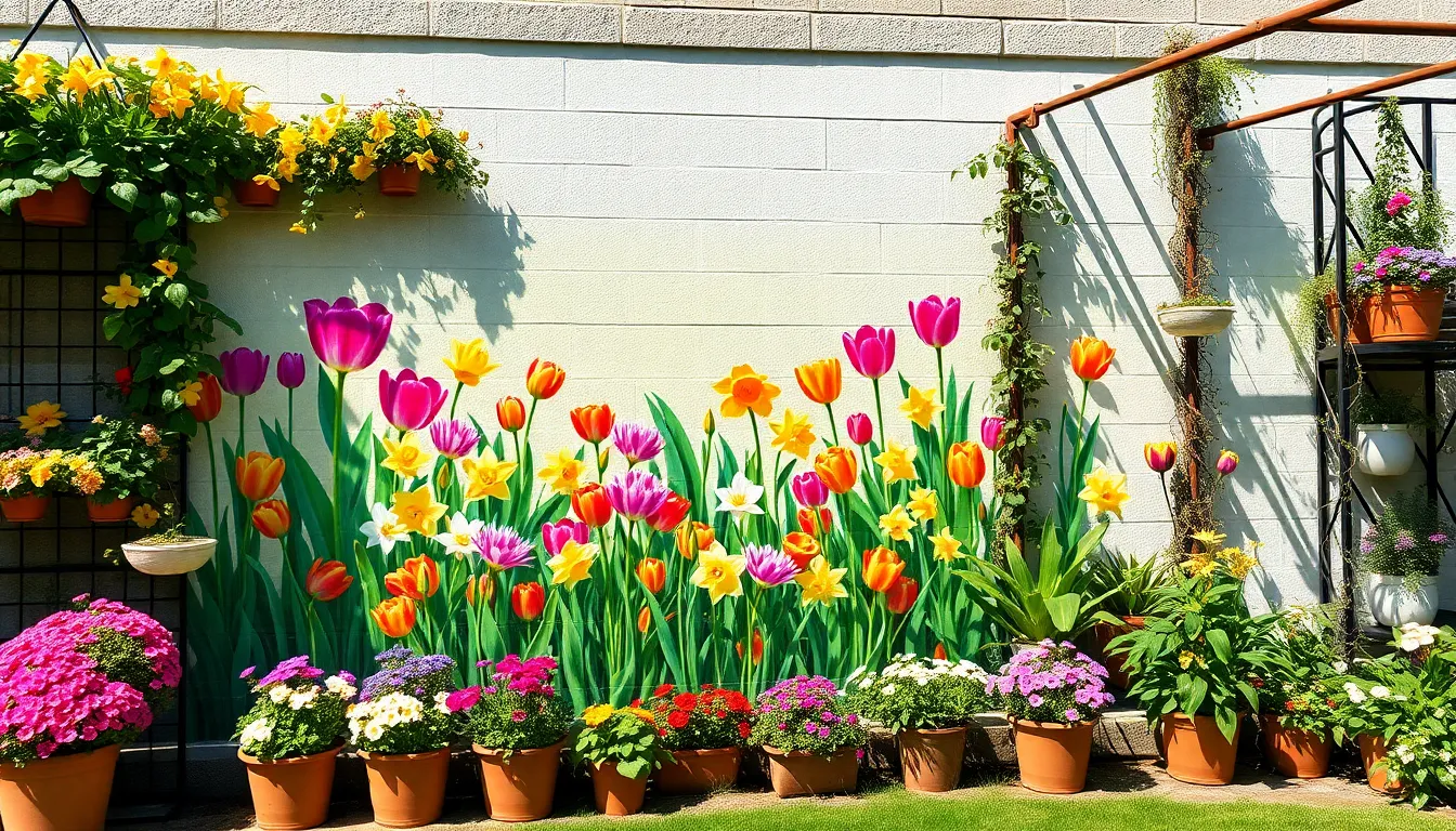 25 Creative Garden Wall Art Ideas to Transform Your Outdoor Space in 2025 10 25 Creative Garden Wall Art Ideas to Transform Your Outdoor Space in 2025 9
