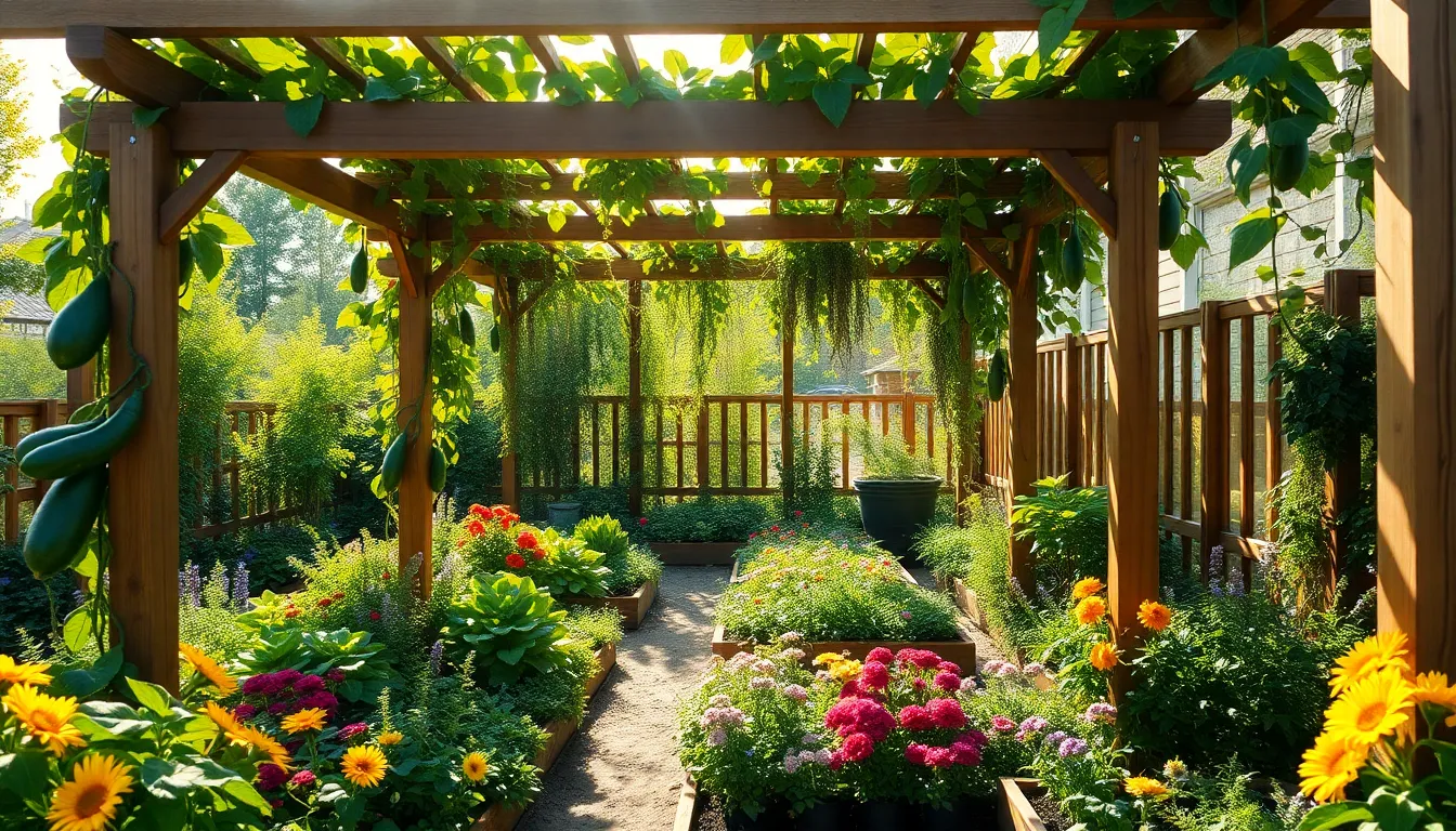 25 Stunning Garden with Pergola Ideas to Transform Your Backyard into Paradise 10 25 Stunning Garden with Pergola Ideas to Transform Your Backyard into Paradise 9
