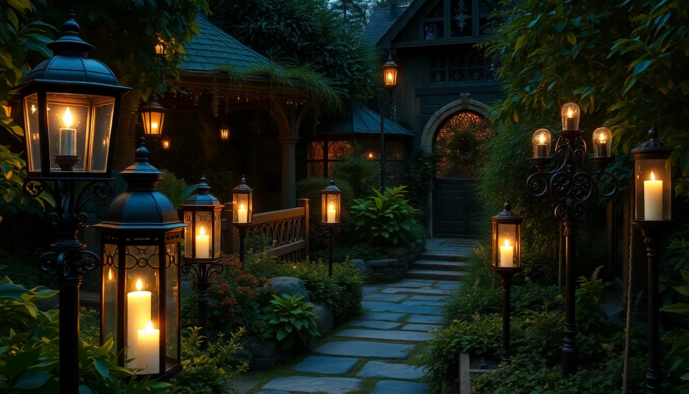25 Dark & Dramatic Gothic Garden Ideas to Transform Your Outdoor Space 10 25 Dark & Dramatic Gothic Garden Ideas to Transform Your Outdoor Space 9