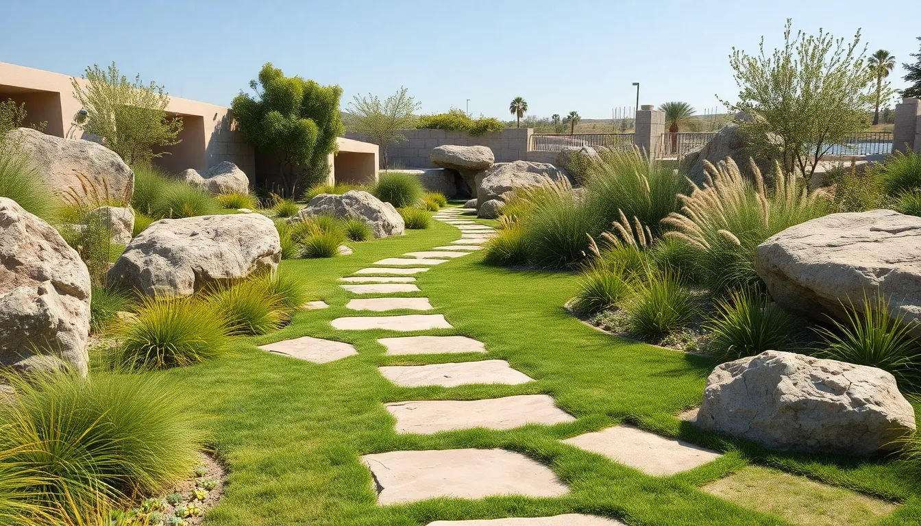 25 Stunning Grass Garden Ideas to Transform Your Yard (Low-Maintenance & Beautiful) 10 25 Stunning Grass Garden Ideas to Transform Your Yard (Low-Maintenance & Beautiful) 9