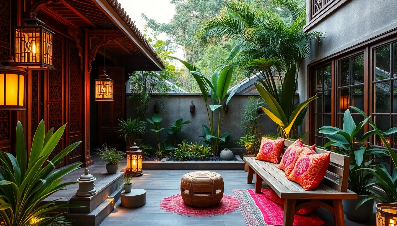 25 Stunning Balinese Garden Ideas to Transform Your Backyard into a Tropical Paradise 12 25 Stunning Balinese Garden Ideas to Transform Your Backyard into a Tropical Paradise 11