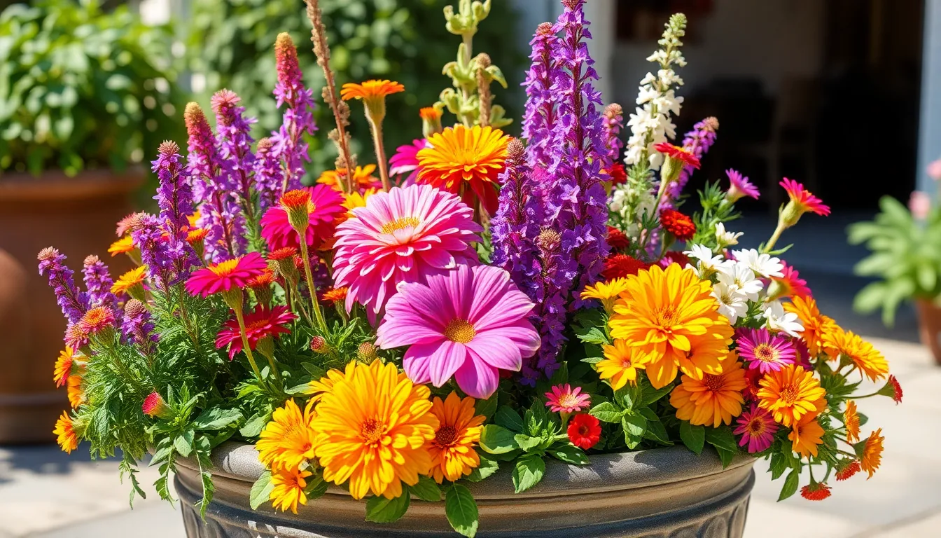 25 Stunning Container Gardening Flower Ideas That Transform Small Spaces 12 25 Stunning Container Gardening Flower Ideas That Transform Small Spaces 11