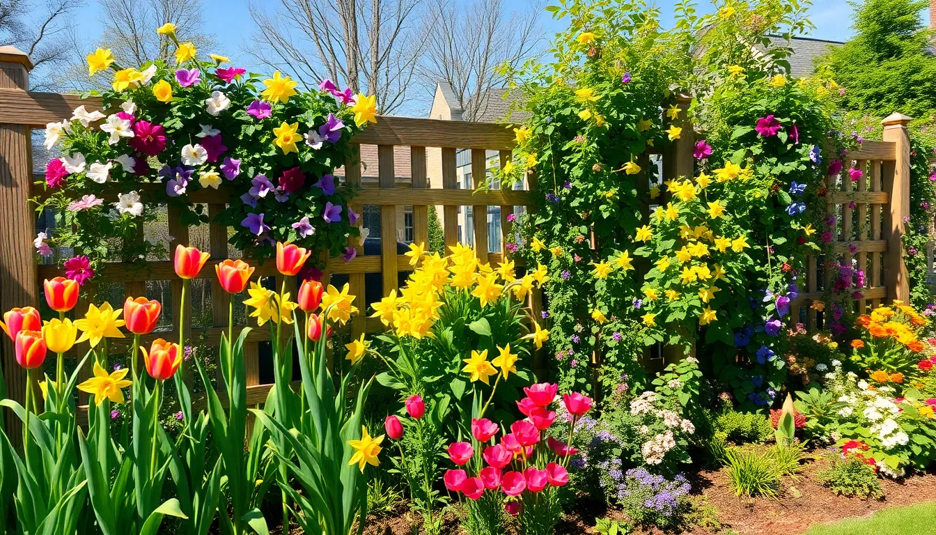 25 Creative Fence Garden Ideas to Transform Your Backyard (Budget-Friendly DIY) 12 25 Creative Fence Garden Ideas to Transform Your Backyard (Budget-Friendly DIY) 11